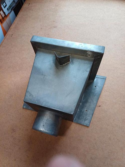 ZINKEN VERGAARBAK, Doe-het-zelf en Verbouw, Buizen en Afvoer, Nieuw, Afvoer, Zink, Minder dan 2 meter, 60 tot 80 mm, Ophalen of Verzenden