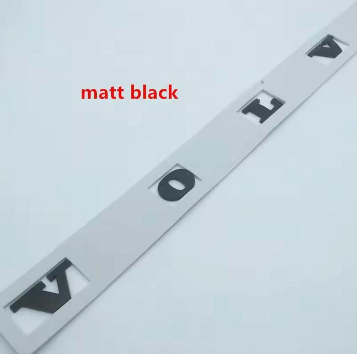 Volvo emblemen kofferbak zwart en chrome/silver, Auto-onderdelen, Carrosserie en Plaatwerk, Achterklep, Volvo, Voor, Nieuw, Ophalen of Verzenden