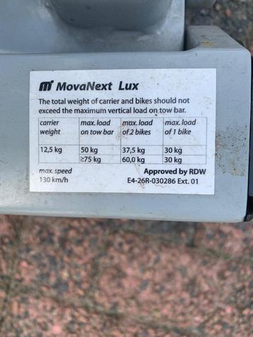 MovaNext Lux lichtgewicht fietsendrager te koop