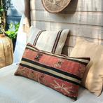 Kelimkussen vintage 40x75 rood bruin, Yazgibi, Overige kleuren, Verzenden, Nieuw