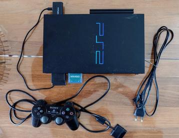 PS2 + HDD met 125 games en MX4SIO beschikbaar voor biedingen