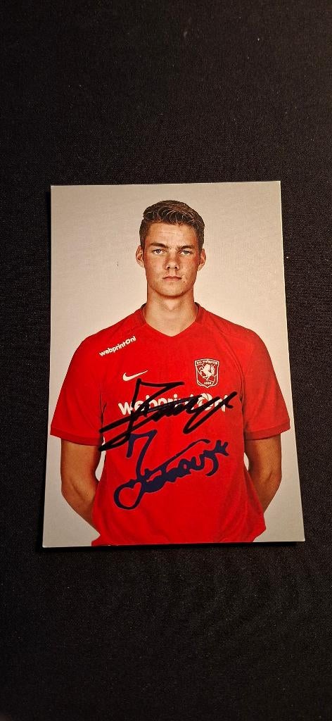 Spelerskaart met handtekening; Jari Oosterwijk # FC Twente, Verzenden, Nieuw, F.C. Twente, Spelerskaart