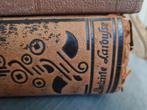 Antiek boek met leren kaft Larousse Menager Illustre 1926