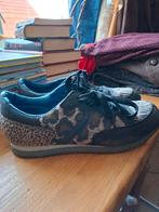 Zebra & Luipaard Sneakers - Maat 40, Zwart, Ophalen of Verzenden, Sneakers of Gympen, Gedragen