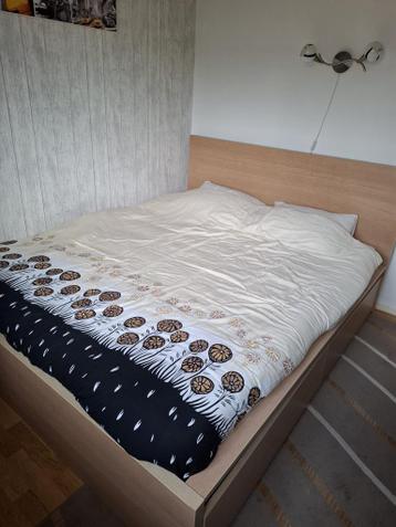 Ikea Malm bed 160x200 + matras - afbeelding 3