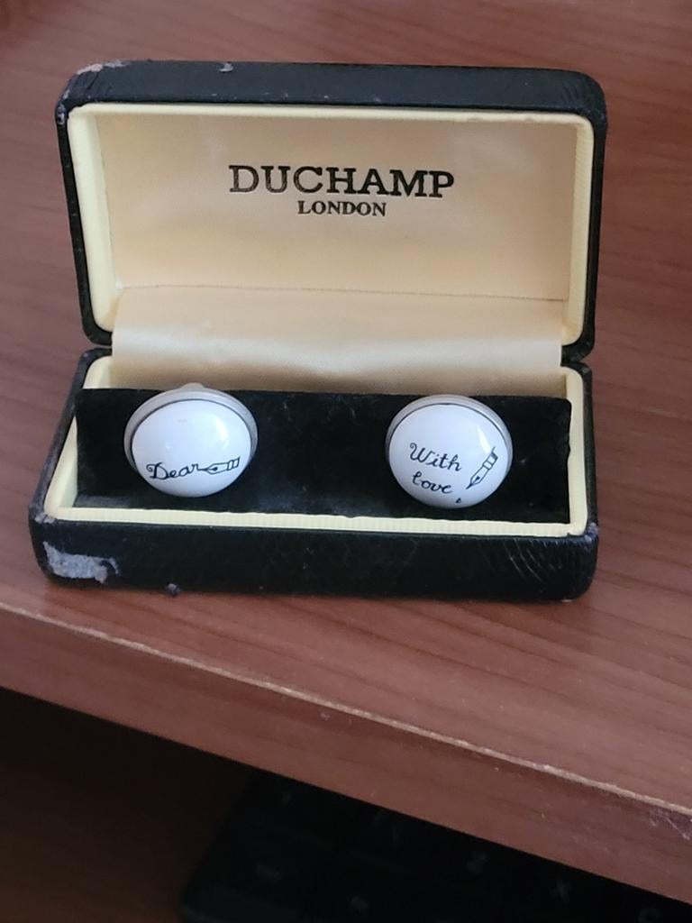 Duchamp manchetknopen, Ophalen of Verzenden, Zo goed als nieuw, Overige materialen