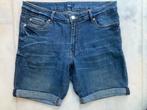 Korte spijkerbroek maat L, Ophalen of Verzenden, Gedragen, Blauw, W33 - W34 (confectie 48/50)