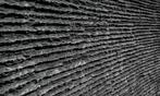Wandbekleding zanzibar antraciet 3000x1300x10/20mm, 120 cm of meer, Ophalen of Verzenden, Zo goed als nieuw, Katoen