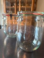 2 Weck potten Tulp 100 Compleet - Zo Goed Als Nieuw, Huis en Inrichting, Ophalen of Verzenden, Zo goed als nieuw