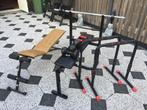 Halterbank , halter , dumbells + div. trainingsspullen, Sport en Fitness, Fitnessmaterialen, Ophalen of Verzenden, Fitnessbank