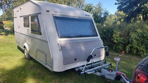 Kip Grey Line Special 44TTR, Caravans en Kamperen, Caravans, Particulier, tot en met 4, 1000 - 1250 kg, Treinzit, Kip, Dwarsbed