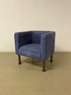 Engelse clubfauteuil in rundleder, Huis en Inrichting, Fauteuils, Ophalen, Zo goed als nieuw, 75 tot 100 cm, Clubfauteuil / Klassiek / Engels