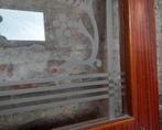 deur met geslepen glas, Ophalen of Verzenden, Glas, Binnendeur, 200 tot 215 cm