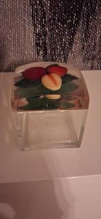 Leuk vintage doosje met fruit decoratie, Huis en Inrichting, Woonaccessoires | Kisten, Gebruikt, Minder dan 50 cm, Ophalen of Verzenden