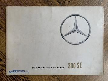 Brochure Mercedes-Benz 300SE limousine W112 1962 beschikbaar voor biedingen