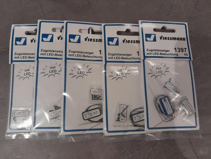 Viessmann 1397 (5x) in ovp, Hobby en Vrije tijd, Modeltreinen | H0, Zo goed als nieuw, Overige typen, Gelijkstroom of Wisselstroom