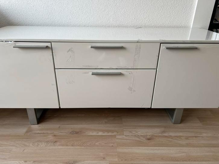 Witte kast 150x60x45cm, Huis en Inrichting, Kasten | Dressoirs, Zo goed als nieuw, 150 tot 200 cm, 25 tot 50 cm, Met lade(s), Kunststof