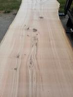 Zeer mooi groot eiken tafelblad boomstamblad, Ophalen of Verzenden, Zo goed als nieuw, 250 cm of meer, Planken