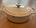 Le Creuset Ovale Braadpan Crème - Nieuw!, Huis en Inrichting, Keuken | Potten en Pannen, Nieuw, Ophalen of Verzenden, Koekenpan of Braadpan