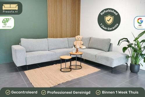 Refurbished Troubadour Hoekbank lichtgrijs, Huis en Inrichting, Banken | Bankstellen, Zo goed als nieuw, Hoekbank, Vierpersoons of meer