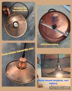 Super mooie industrieel hanglamp brons/ koper kleur, Ophalen of Verzenden, Zo goed als nieuw, Industriële style, Metaal
