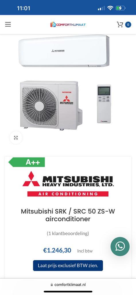 Airconditioning inclusief installatie al vanaf: 1000€, Witgoed en Apparatuur, Airco's, Nieuw, Wandairco, 60 tot 100 m³, 3 snelheden of meer