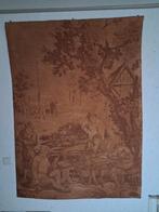 Oud Wandkleed Schuttersmotief 126x174cm, Antiek en Kunst, Antiek | Kleden en Textiel, Ophalen