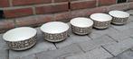 Te koop 5 kommen tijger afbeelding14 cm doorsnee 7 cm hoog, Nieuw, Ophalen of Verzenden, Kom(men), Overige stijlen