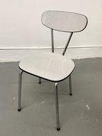 Vintage Formica Stoeltjes/Keukenstoeltjes, Huis en Inrichting, Ophalen, Gebruikt, Vier, Grijs