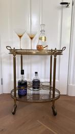 Vintage Drank Trolley Hollywood Regency Stijl, Ophalen, Gebruikt