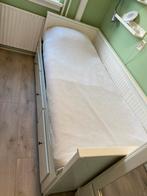 Ikea Hemnes uitschuifbed, Huis en Inrichting, Ophalen, Eenpersoons, Wit, 80 cm