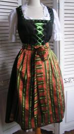 tiroler dirndl jurk blouse en schort nr YY 885, Kleding | Dames, Carnavalskleding en Feestkleding, Carnaval, Verzenden, Maat 42/44 (L)