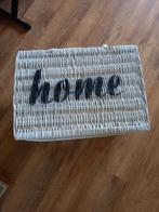 Rieten Mand met Deksel - Home Design, Ophalen, Overige materialen, Minder dan 50 cm, 50 tot 100 cm