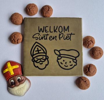 Sinterklaasactie–2+1 GRATIS handgemaakte tegeltjes–Cadeautip beschikbaar voor biedingen