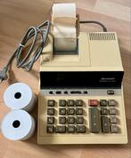 Vintage Sharp rekenmachine met papierrollen, Ophalen of Verzenden, Computers en Rekenmachines