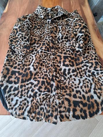 Ulla Popken Overhemdjas Panterprint Maat 46 - Nieuw! beschikbaar voor biedingen