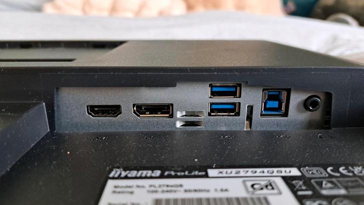 iiyama ProLite XU2794QSU 27 inch QHD monitor, Computers en Software, Monitoren, Zo goed als nieuw, 61 t/m 100 Hz, DisplayPort