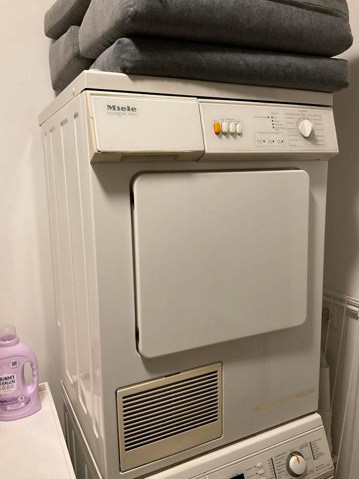 Droger Miele Novotronic T455 C, Witgoed en Apparatuur, Wasdrogers, Gebruikt, Condens, Voorlader, Ophalen