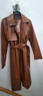 Missguided trenchcoat jas bruin maat 36 / S  NIEUW, Bruin, Missguided, Ophalen of Verzenden, Zo goed als nieuw