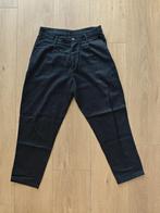 Pleated tapered cotton trousers Black Eu 40 Zara, Zara, Maat 48/50 (M), Zwart, Ophalen of Verzenden