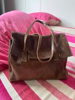 Cowboysbag sheffield bruine leren damestas handtas, Verzenden, Gebruikt, Bruin