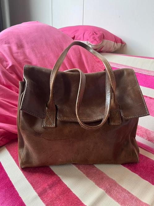 Cowboysbag sheffield bruine leren damestas handtas, Sieraden, Tassen en Uiterlijk, Tassen | Reistassen en Weekendtassen, Gebruikt