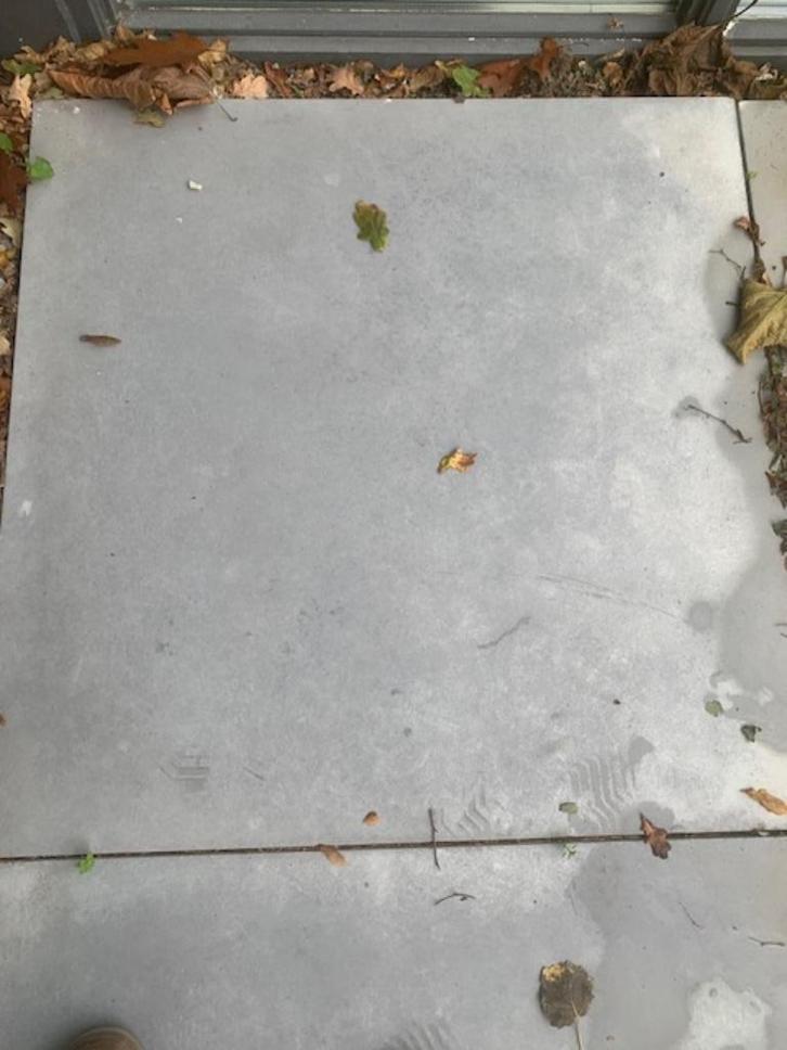 Megategel Smooth Grey Velvet Betontegels, Tuin en Terras, Tegels en Klinkers, Gebruikt, Terrastegels, Beton, 10 m² of meer, Ophalen