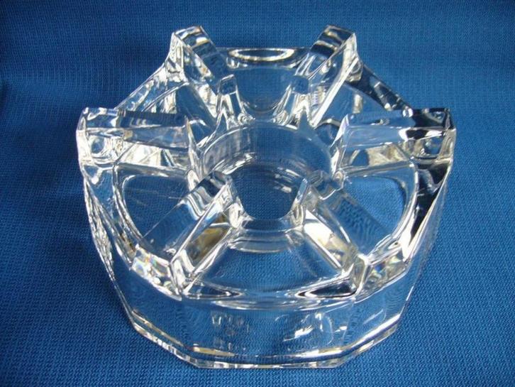 Robuuste theelichten / schotelwarmers van kristal nog nw, Huis en Inrichting, Woonaccessoires | Overige, Nieuw, Ophalen of Verzenden