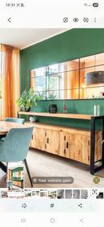 Mango houten dressoir, Ophalen, 150 tot 200 cm, Zo goed als nieuw, 25 tot 50 cm