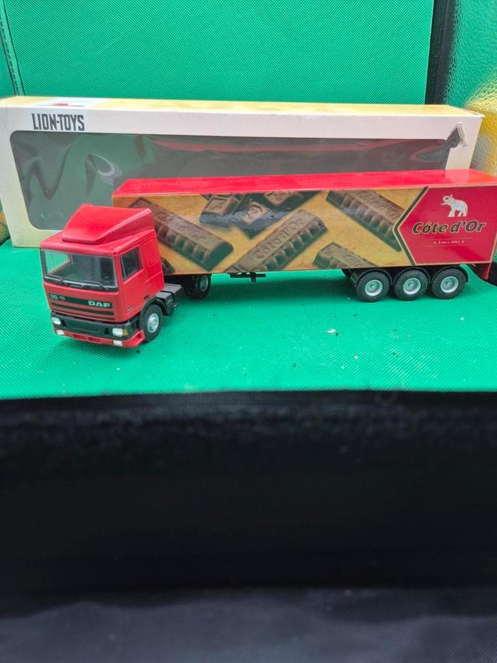 246 Daf 95 cote d'or 1/50 liontoys, Hobby en Vrije tijd, Modelauto's | 1:50, Zo goed als nieuw, Bus of Vrachtwagen, Wsi, Ophalen of Verzenden