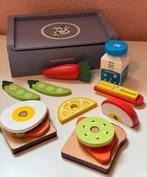 Mamamemo | Broodtrommel / Lunchset (Houten speelset), Ophalen of Verzenden, Zo goed als nieuw, Hout, Speelkeuken-accessoire