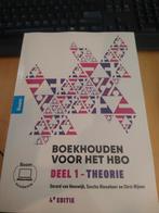 Boekhouden voor het hbo deel 1 (pakket), 4e druk, Boeken, Nieuw, Chris Wijnen; Sascha Nieuwboer; Gerard van Heeswijk, Overige niveaus