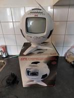 Vintage voetbal tv met radio, Audio, Tv en Foto, Vintage Televisies, Ophalen, Gebruikt, Overige merken