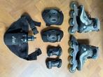 K2 Rollerblades met beschermset, Ophalen, K2, Gebruikt, Inline skates 4 wielen